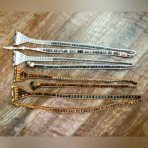 Set of 2! Boho Gemstone Apple Watch Wrap Bracelets, fits 39,40,41 mm watch